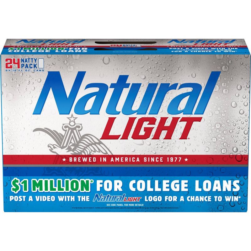 Natural Light Beer - 24pk/12 fl oz Cans
