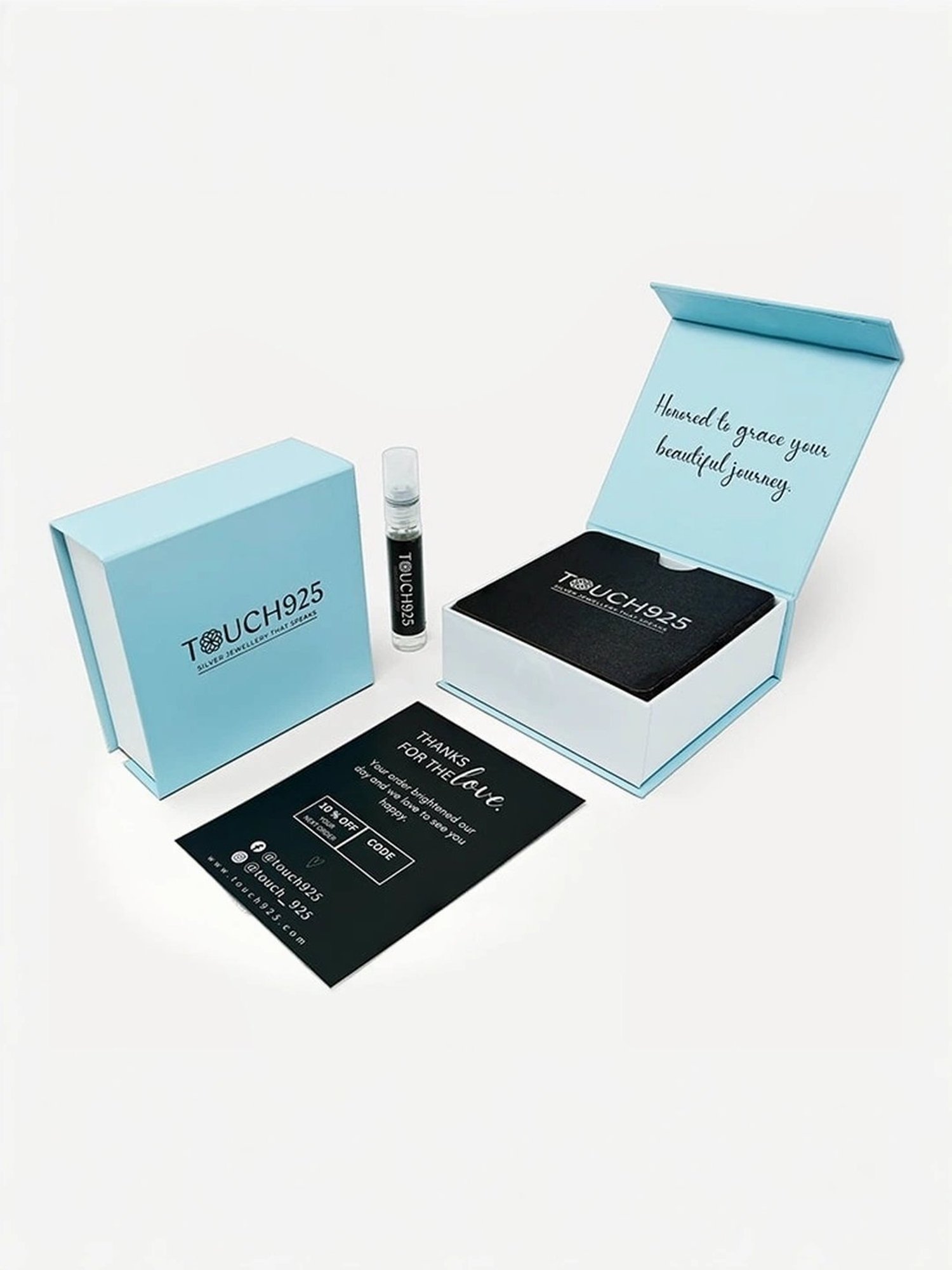 Touch925 Sterling Silver Timeless T Initial Rose Gold Chain Pendant