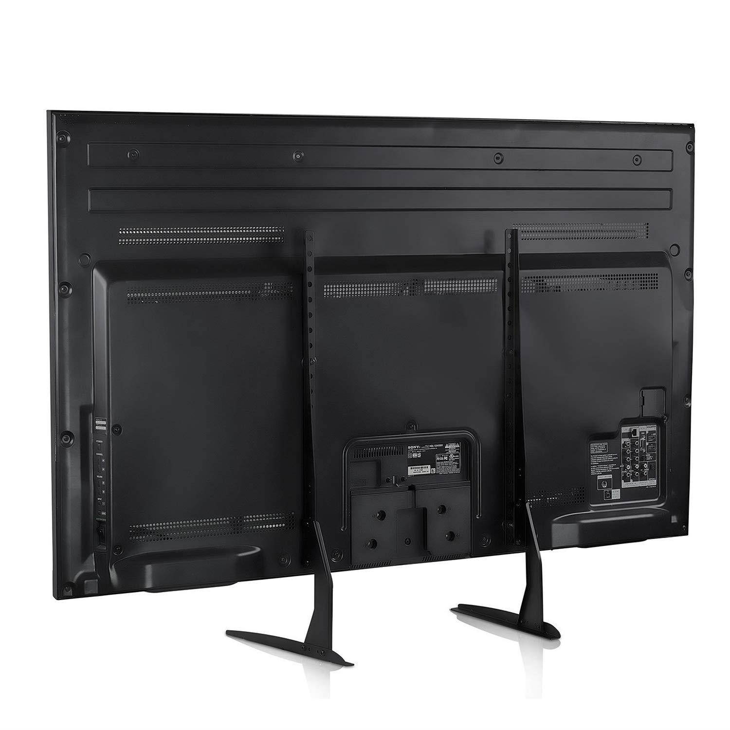 Universal TV Stand Base Replacement, Table top Pedestal Mount Fits 32 37 40 42 47 50 55 60 inch LCD LED Plasma TVs, VESA up to 800 x 400mm