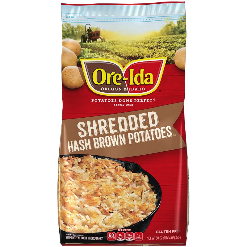 Ore-Ida Shredded Hash Frozen Brown Potatoes - 30oz