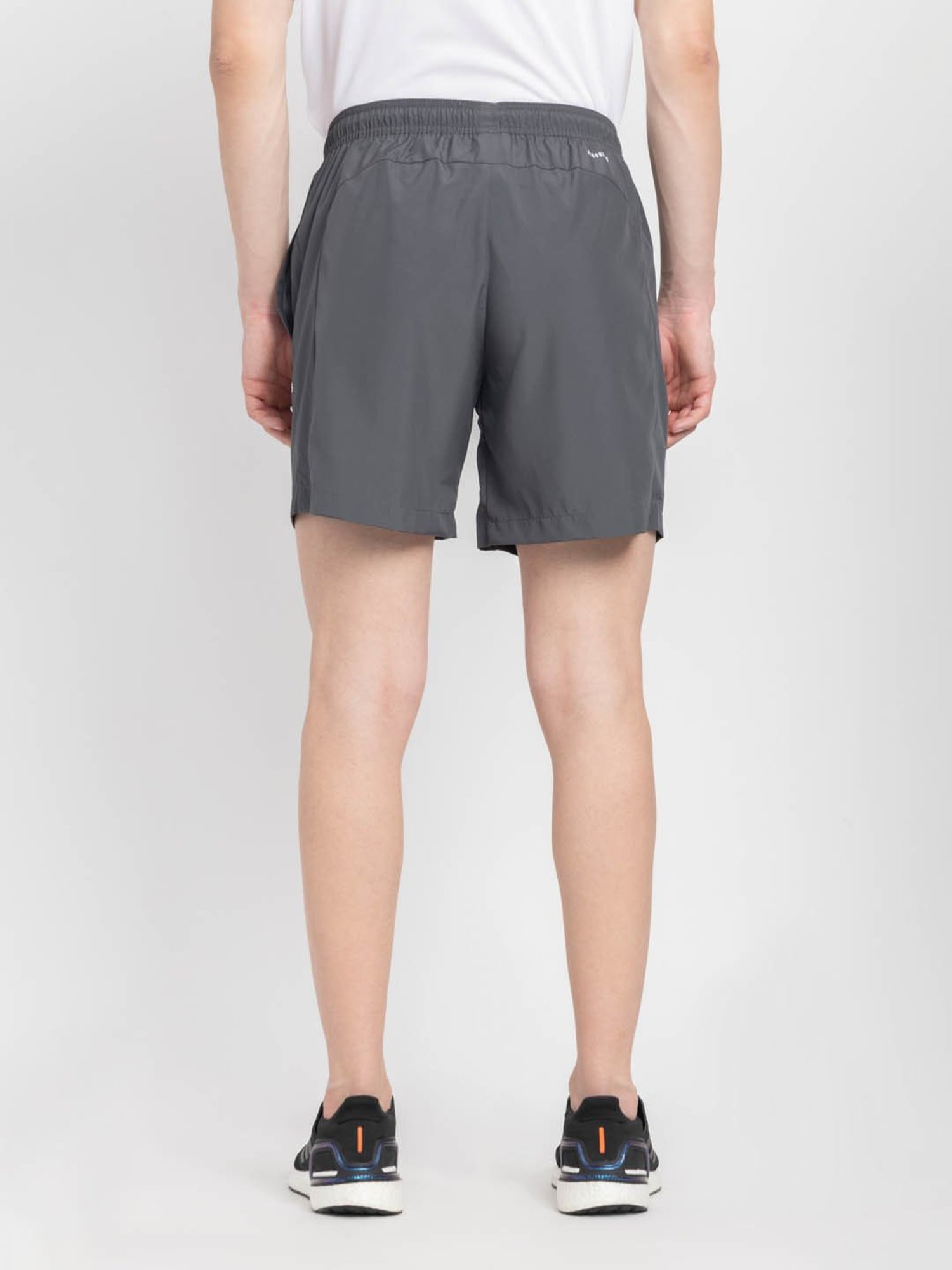 Adidas Grey Regular Fit Sports Shorts