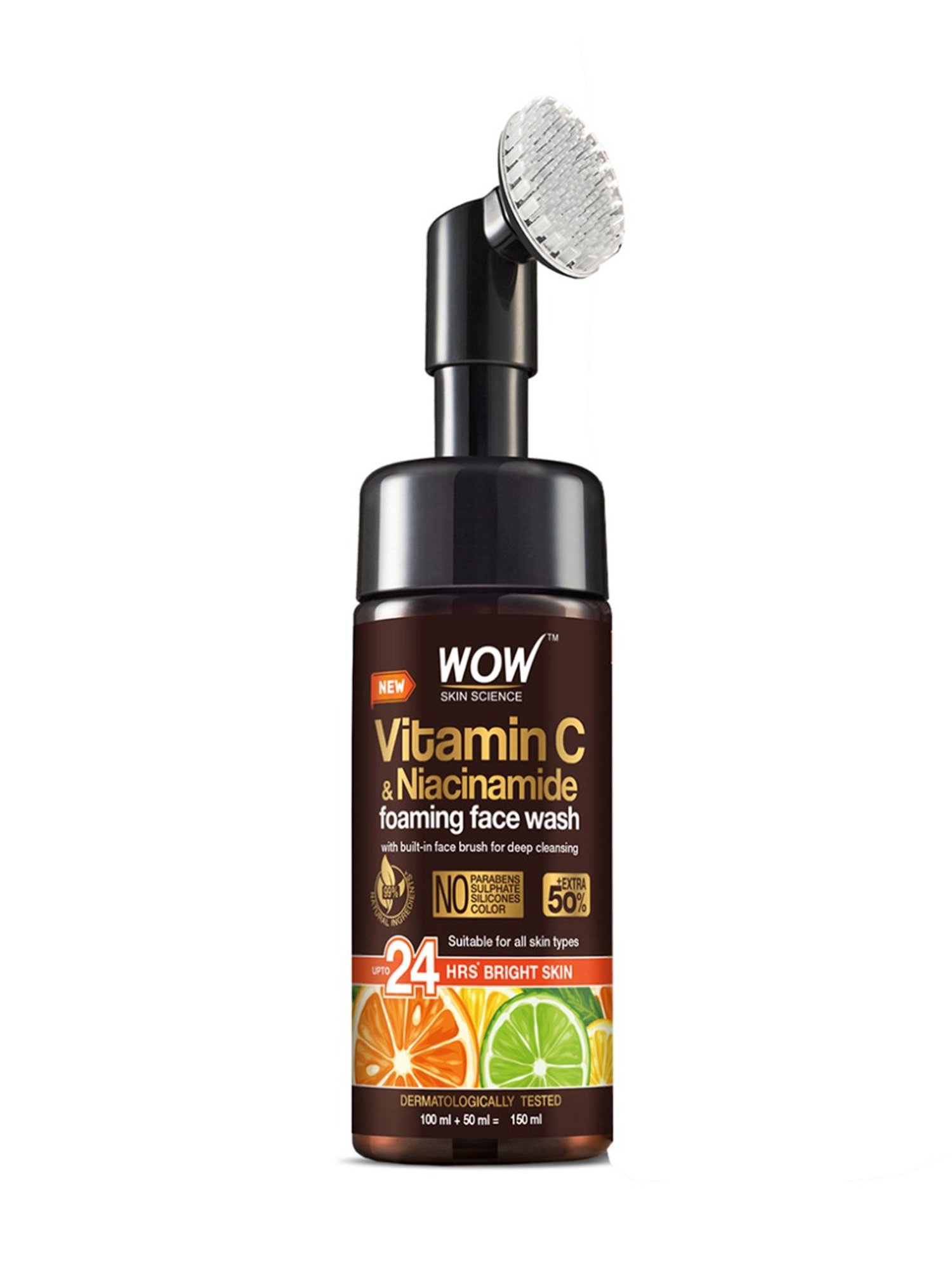 WOW Skin Science Brightening Vitamin C Foaming Face Wash - 150 ml