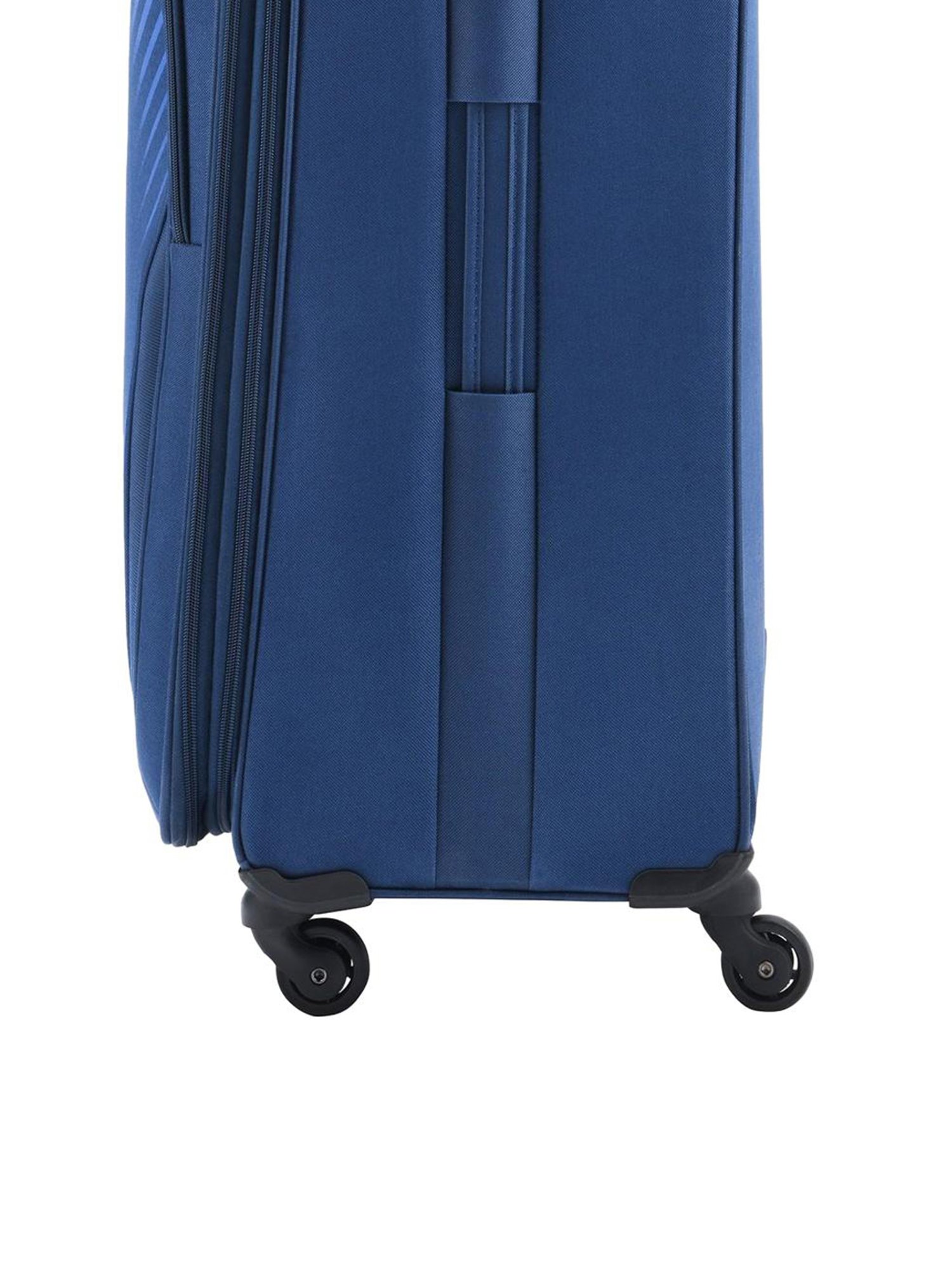 Aristocrat Dark Blue Solid Soft Large Trolley Bag - 32 cm