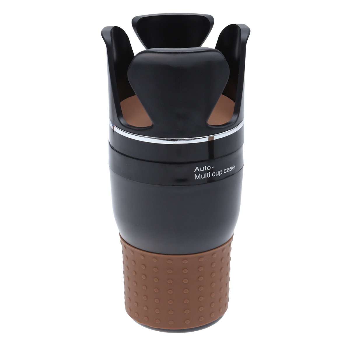 Car Multifunctional Cup Holder Auto-multi Cup Case Drinking Bottle Holder Organizer Storage Box (Black)