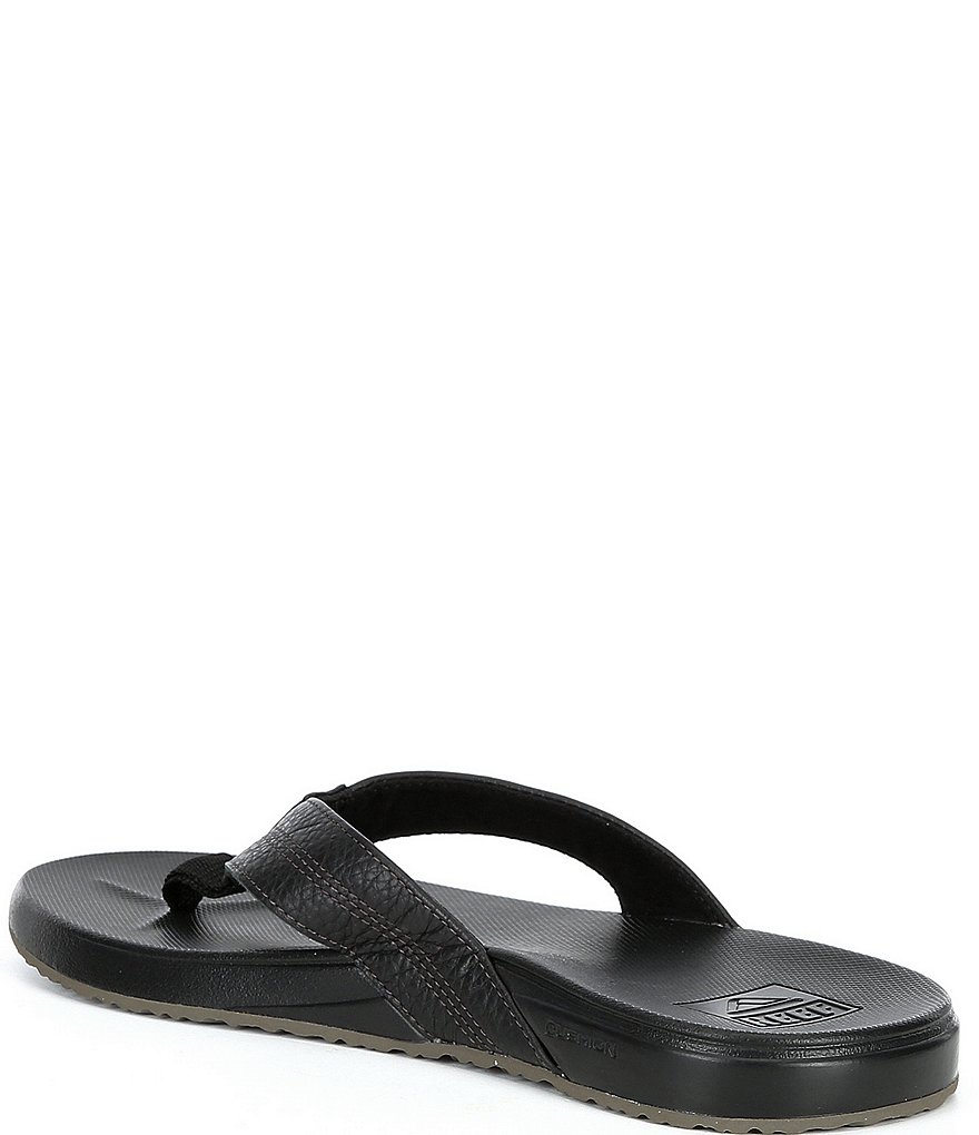 Reef Men's Cushion Bounce Phantom Leather Flip Flops
