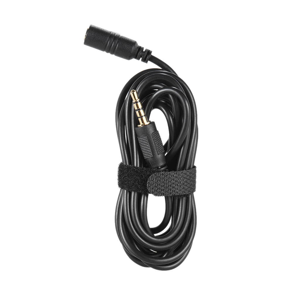 Andoer 2m Extension Cable for Cellphone Smartphone Mic Microphone Female 3.5mm to Male 3.5mm