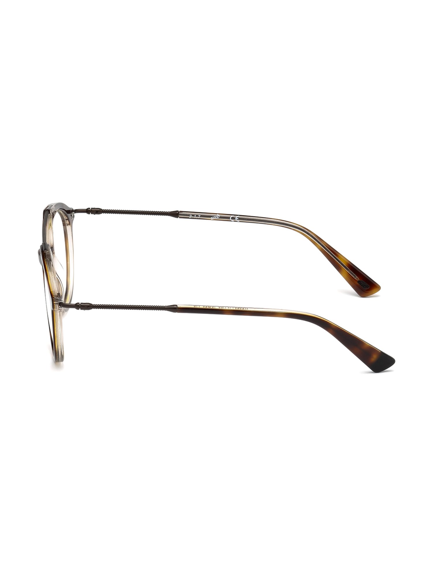 Web Eyewear Brown Round Eye Frames for Men
