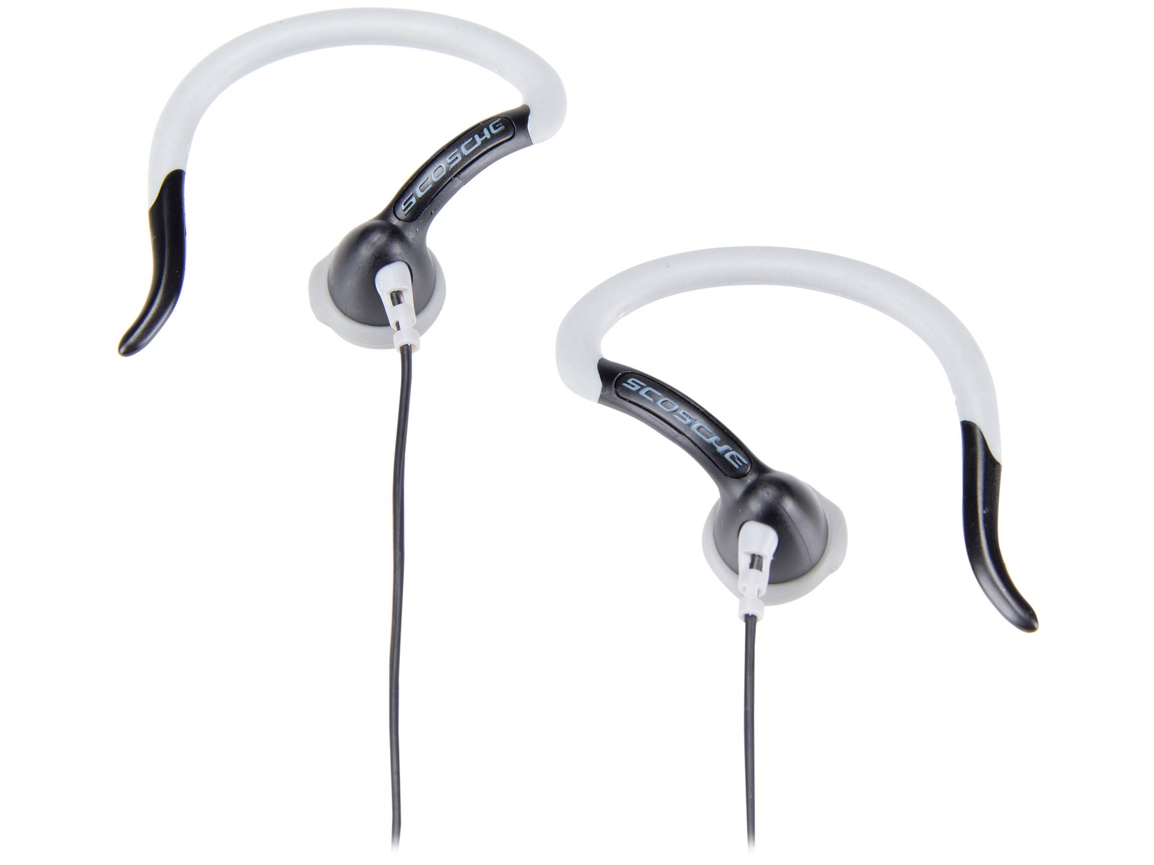 SCOSCHE sportCLIPS II Sport Clip Earbuds with slideLINE Remote & Mic