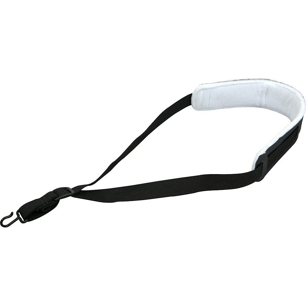 Perri's 1" Saxophone Strap with Vinyl Felt Pad Black