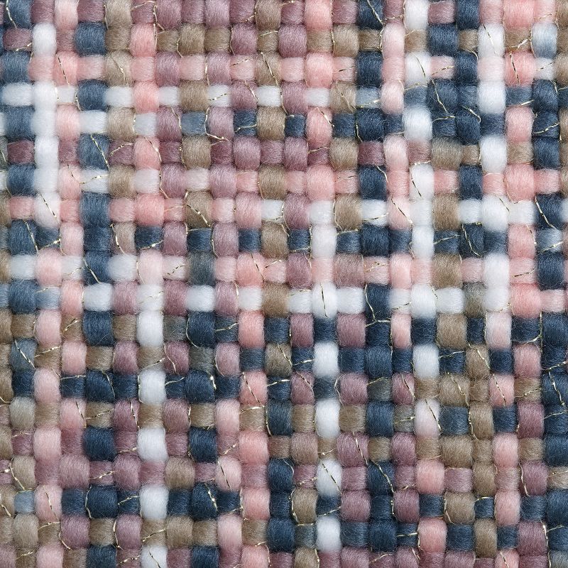 DEMDACO Pink Woven Threads Infinity Scarf One Size - Pink