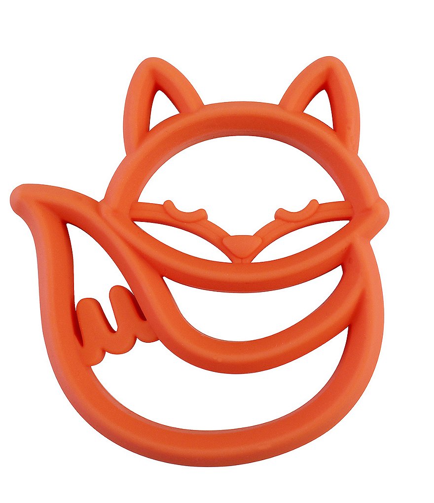 Itzy Ritzy Chew Crew Silicone Baby Teether - Fox