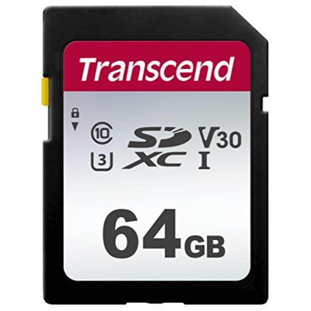 Transcend TS64GSDC300S 64GB UHS-I U3 SD Memory Card