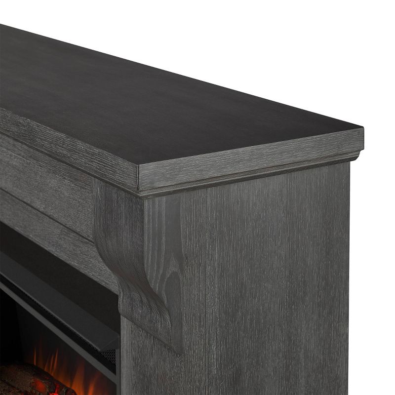 Real Flame Whittier Grand Electric Fireplace Antique Gray