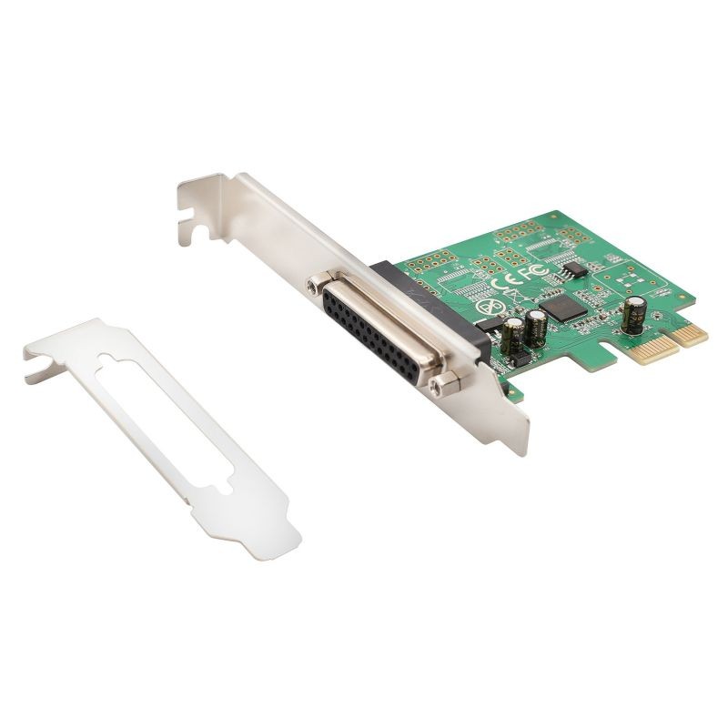 IO Crest 1 Port Parallel PCIe x1 Card, PCI Express to DB25 LPT Printer Converter Adapter Controller with Low Bracket, Support SPP / PS2 / EPP/ECP Modes and Centronics Interface