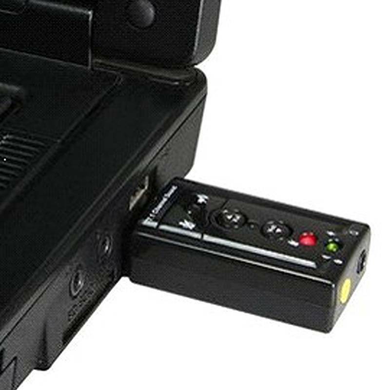 7.1 channel USB External Virtual Stereo Sound Card Adapter Converter for Windows, Plug and play No drivers Needed