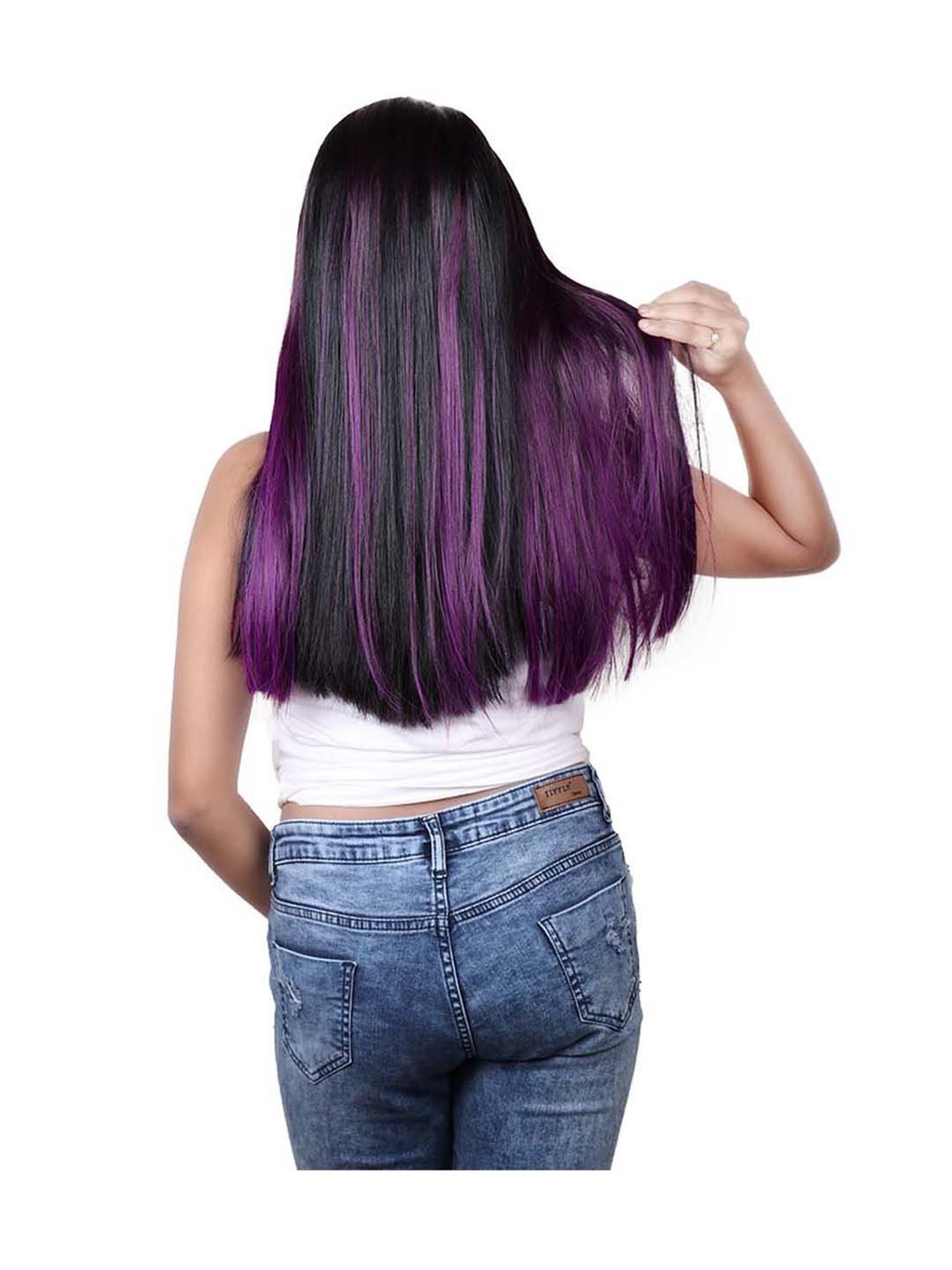 Streak Street Purple Royale Ombre Hair Extensions