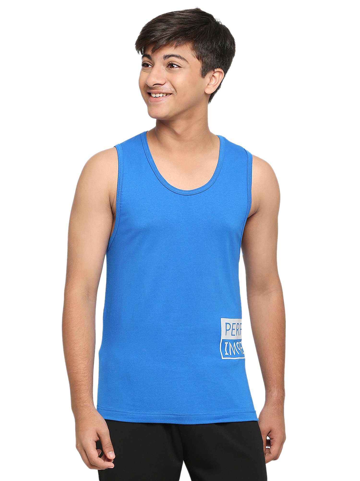 Frenchie Kids Blue Solid Vest