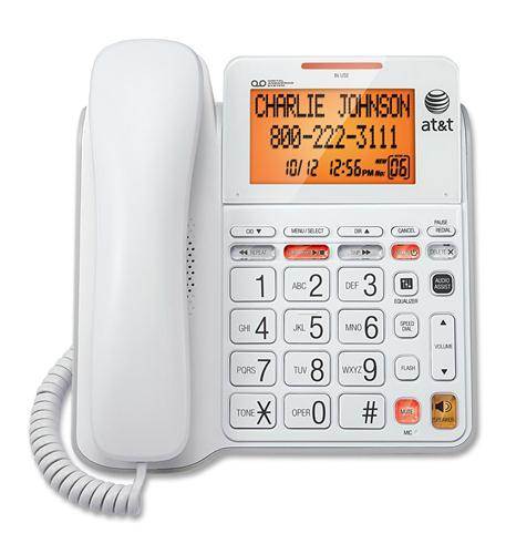 ATT-CL4940 Corded Answering System w/Large Display