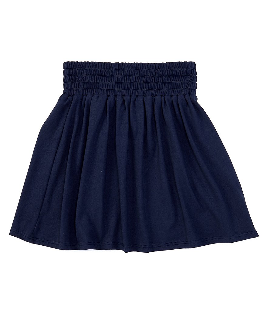 Copper Key Big Girls 7-16 Knit Smocked Waist Skirt