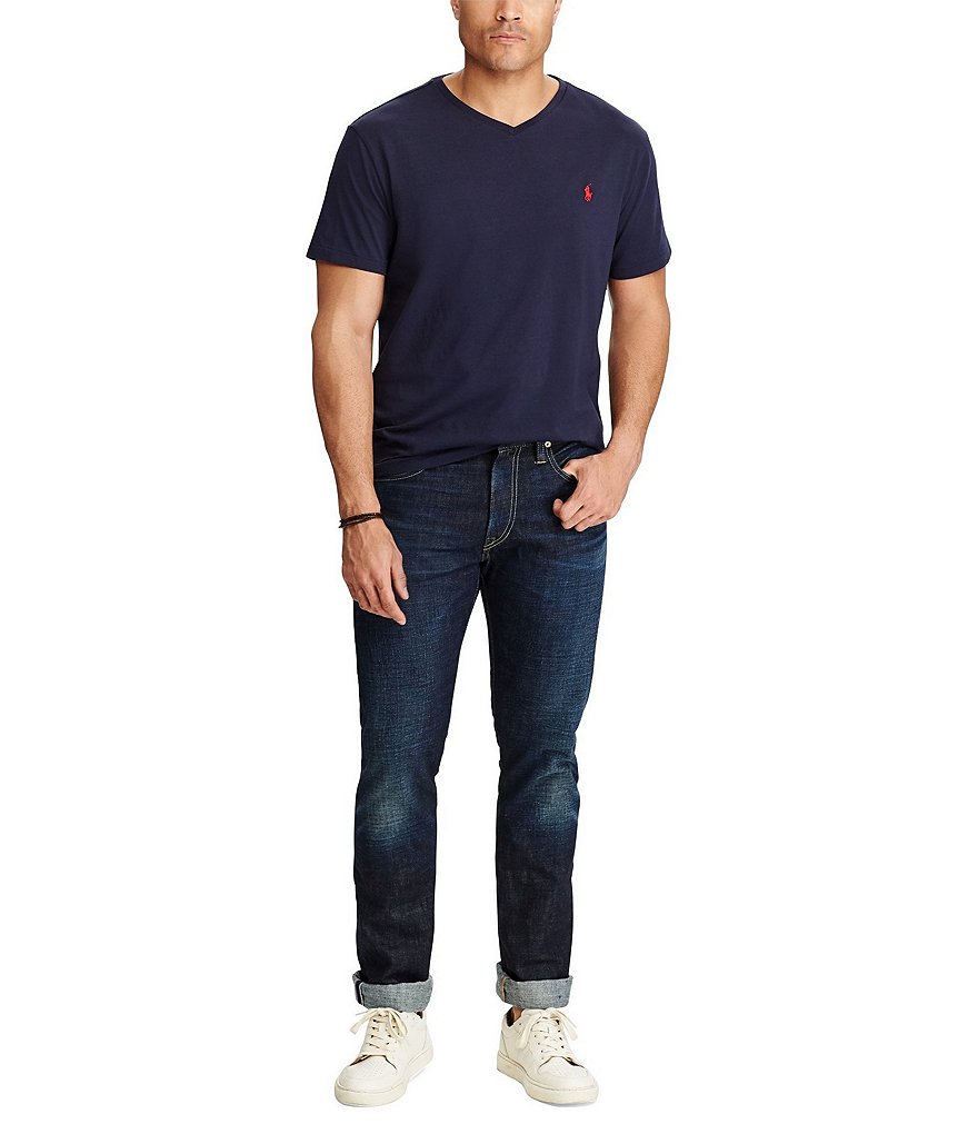 Polo Ralph Lauren Big & Tall Classic-Fit Short-Sleeve Cotton Jersey V-Neck Tee
