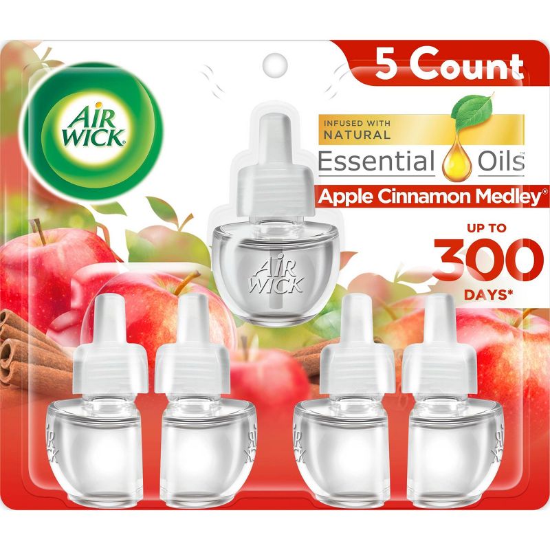 Air Wick Scented Oil Apple Cinnamon Medley - 5ct