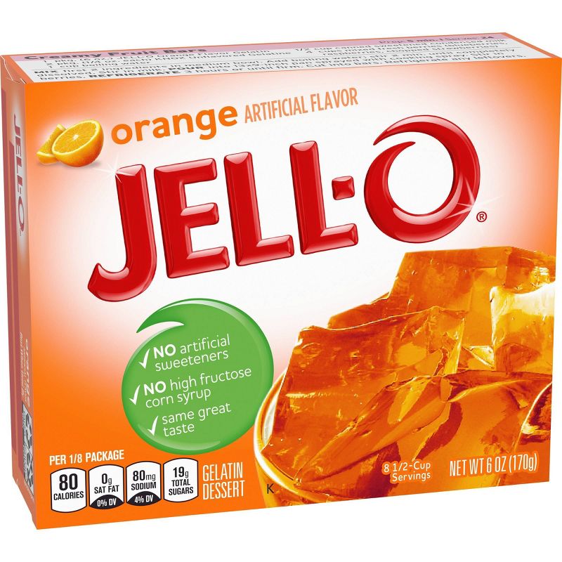 JELL-O Orange Gelatin - 6oz