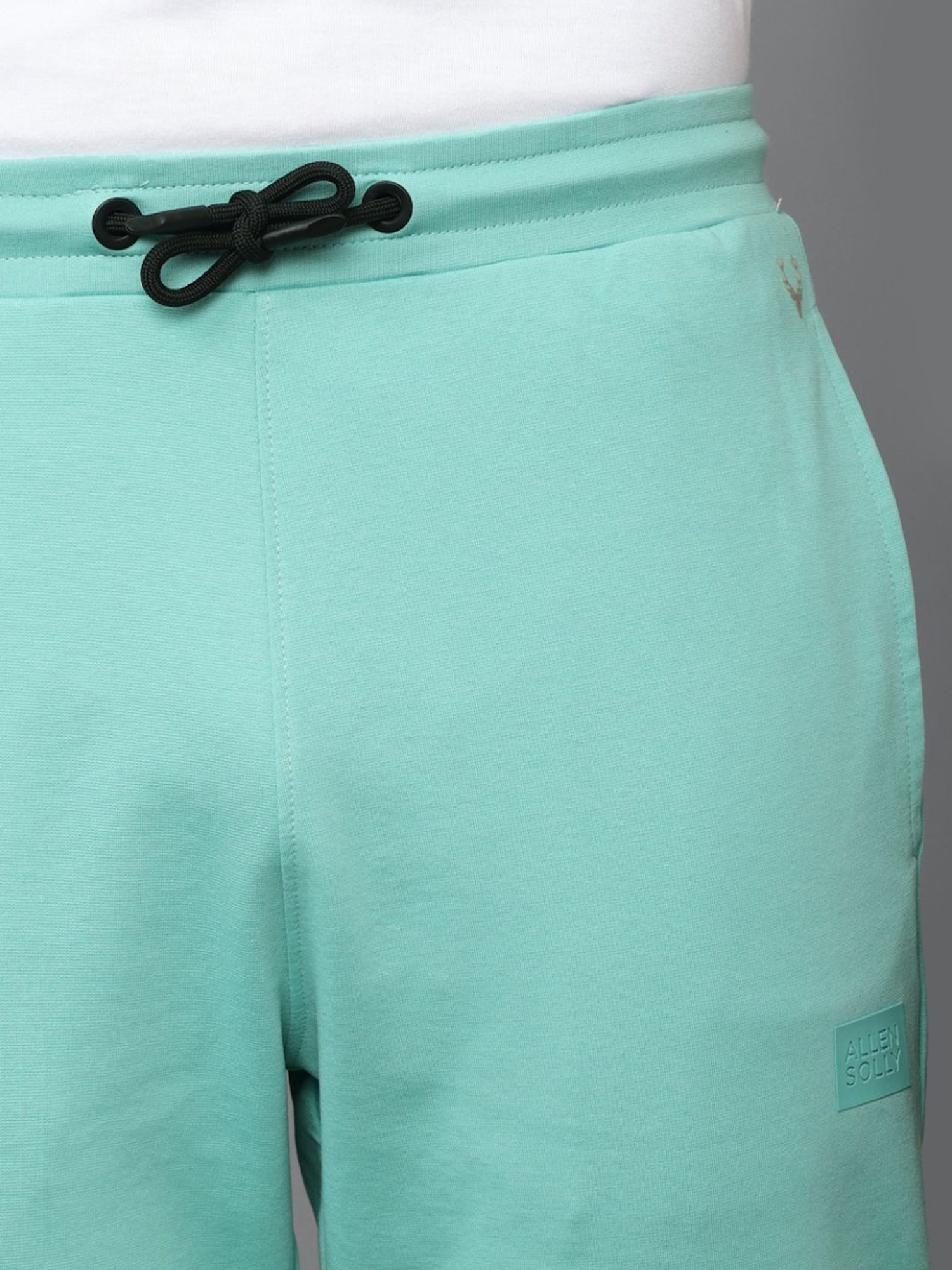 Tribe by Allen Solly Blue Cotton Regular Fit Joggers