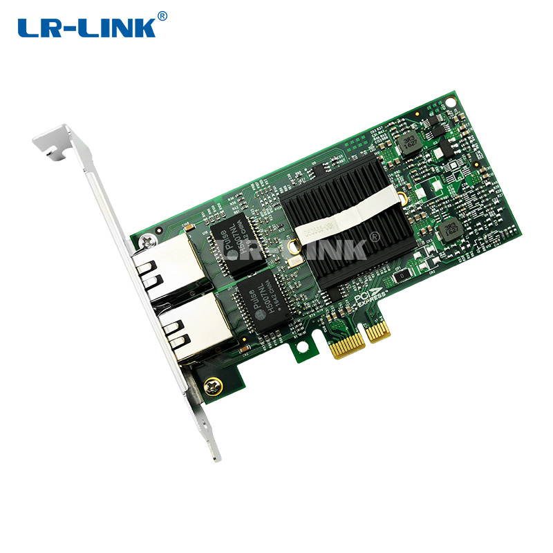 PCI Express x1 Dual Port Copper Gigabit Ethernet Server Adapter (Intel 82576 Based)