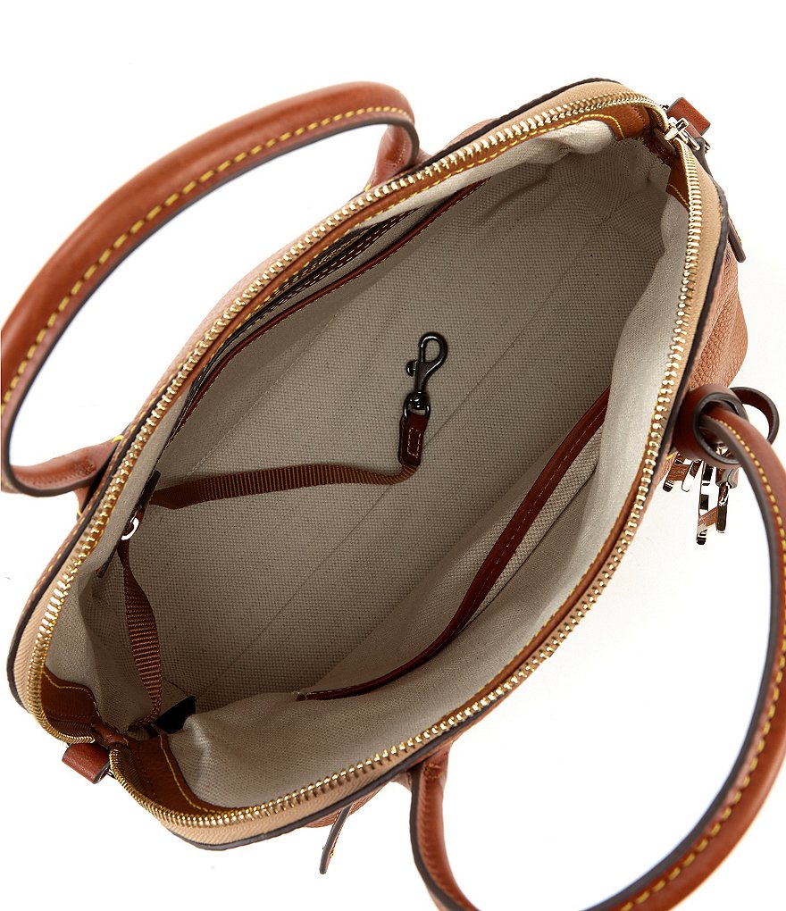 Dooney & Bourke Pebble Collection Large Domed Satchel Bag