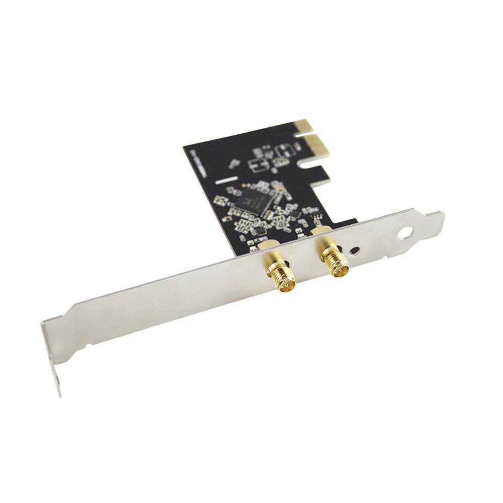 axGear Wireless PCI-E WiFi Card 1300M AC Dual Band Ethernet Network Adapter 2 x Antenna