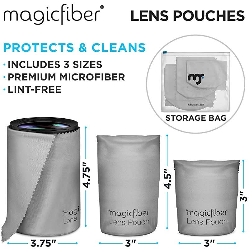 Essential Camera Accessories Bundle Photography Accessories Kit for Canon Nikon Sony DSLR and Mirrorless Cameras Includes Camera Strap Tripod Lens Pouches and Cleaning Kit