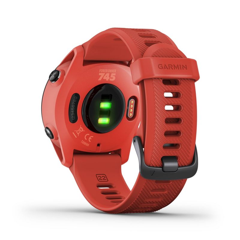 Garmin Forerunner 745 GPS Running and Triathlon Smartwatch - Magma Red