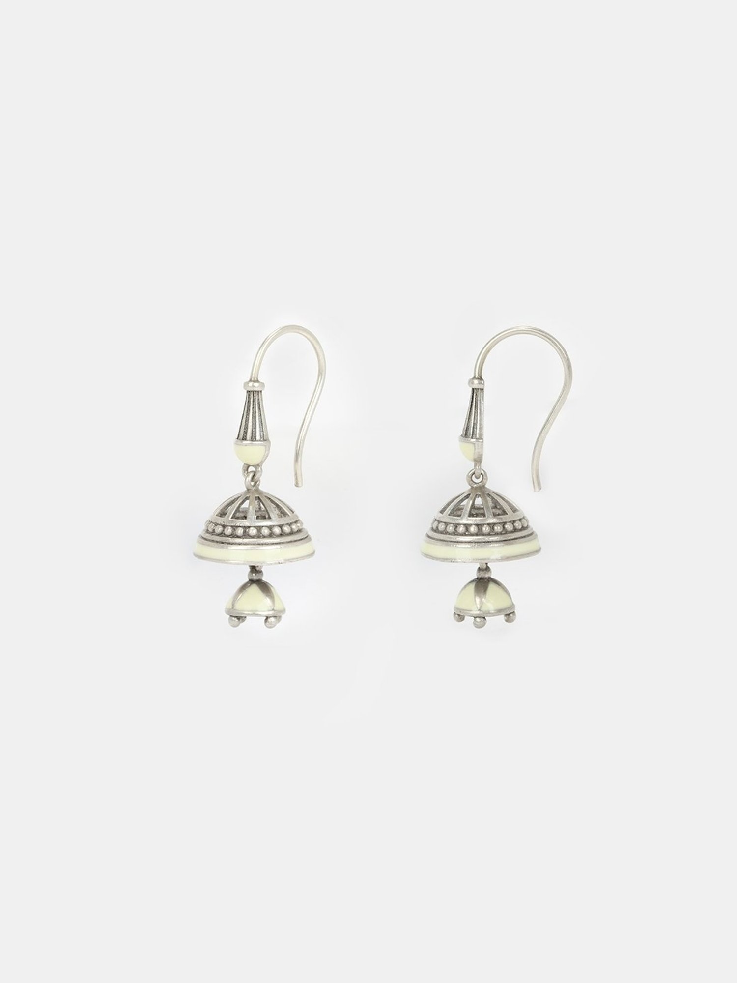 Shaya gumbaja earrings in oxidised 925 silver