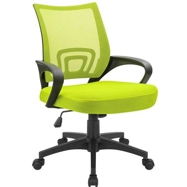 Global Leather Task Chair, Black (8993BK450/550) 