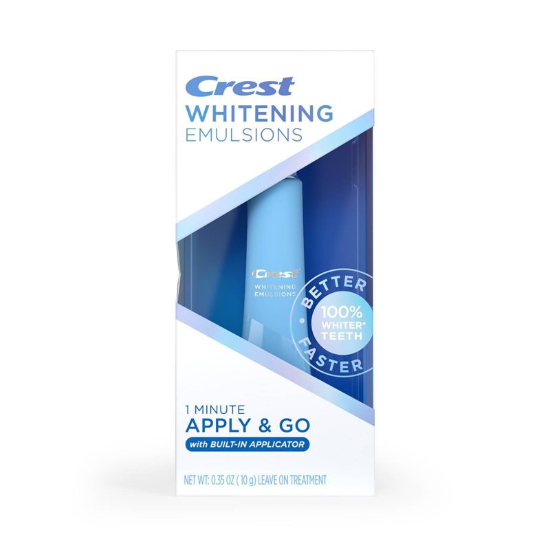 Crest Whitening Emulsions On-the-Go Leave-on Teeth Whitening with Built-In Applicator - 0.35oz