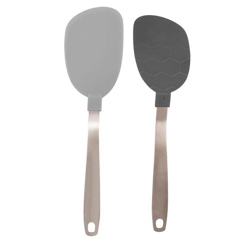 Tovolo Nylon Flex Turner Regular (Set of 2) Charcoal