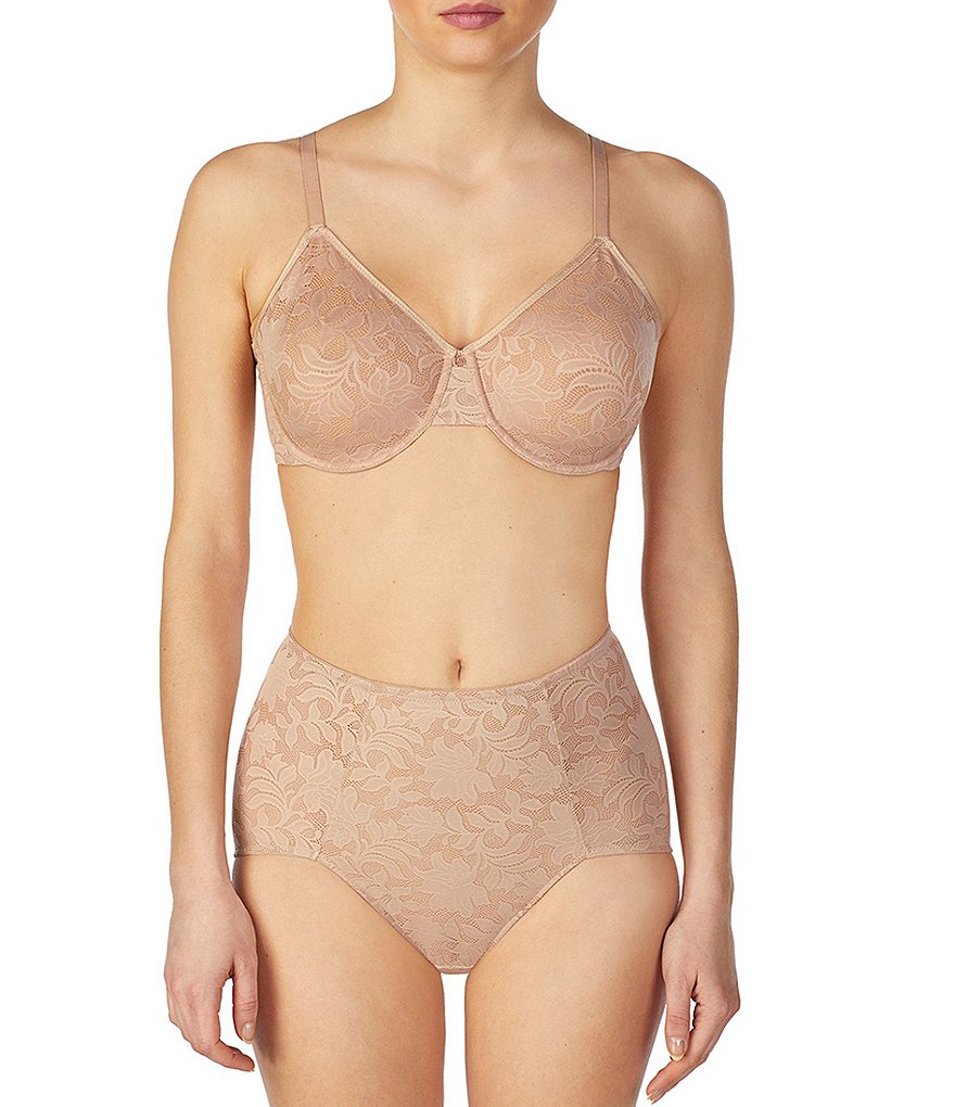 Chantelle Embossed Floral Print Molded Bra