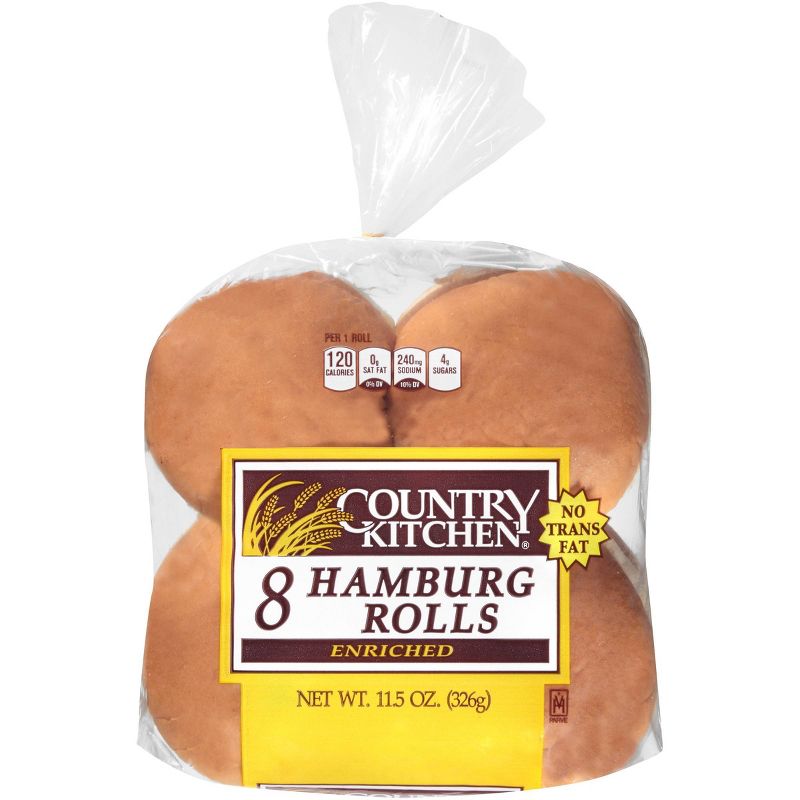 Country Kitchen Hamburger Rolls - 11.5oz/8ct