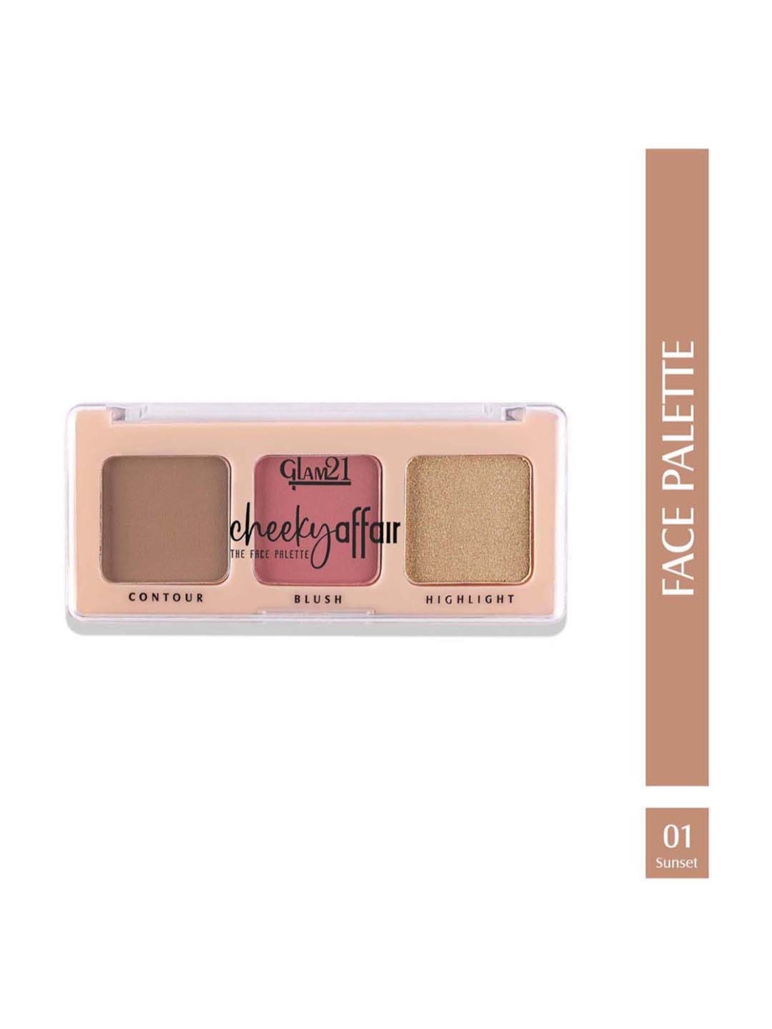 Glam21 Cheeky Affair The Face Palette 01 Sunset - 8.6 gm