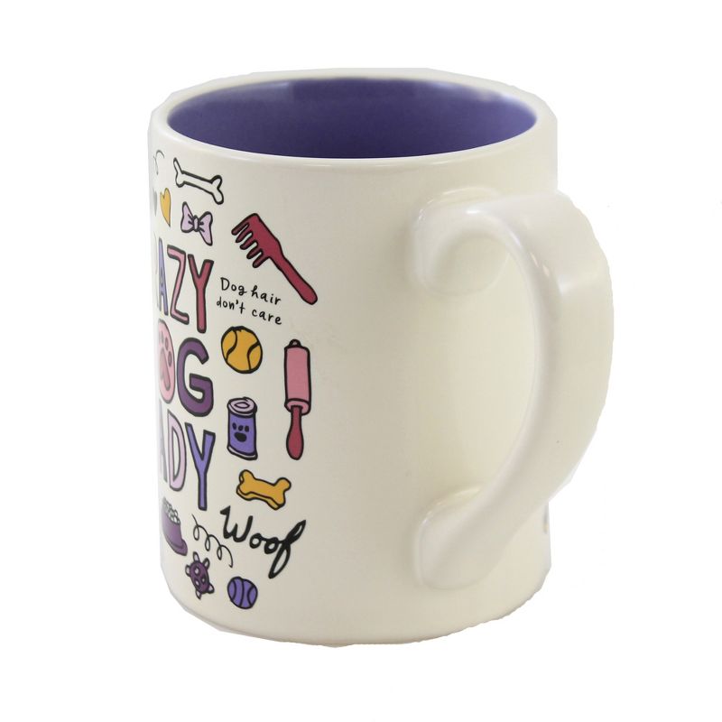 Tabletop 4.0" Crazy Dog Lady Mug Dedicated Canine Enesco  -  Drinkware