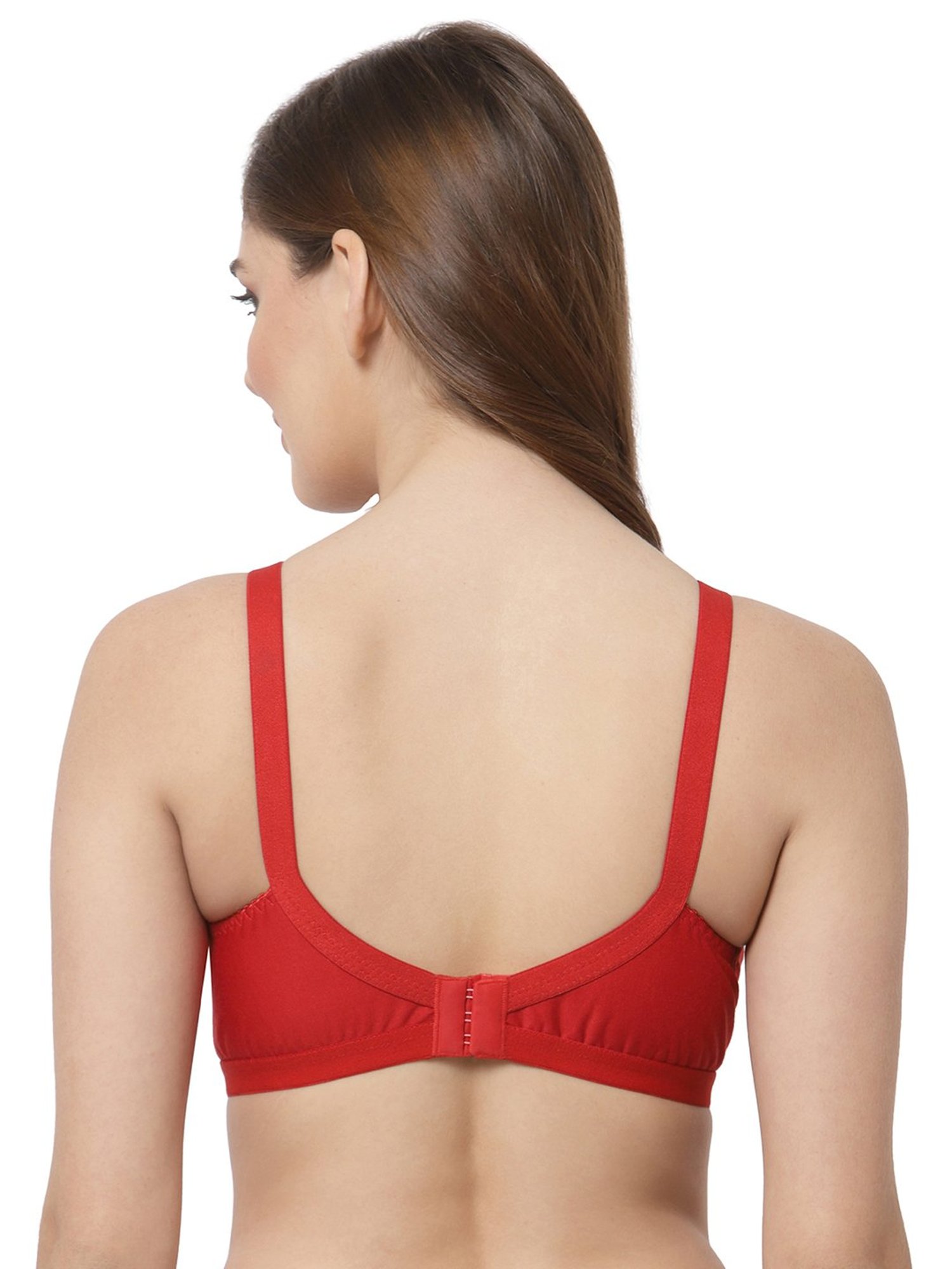 Cukoo Red Full Coverage Non-Padded Everyday Bra