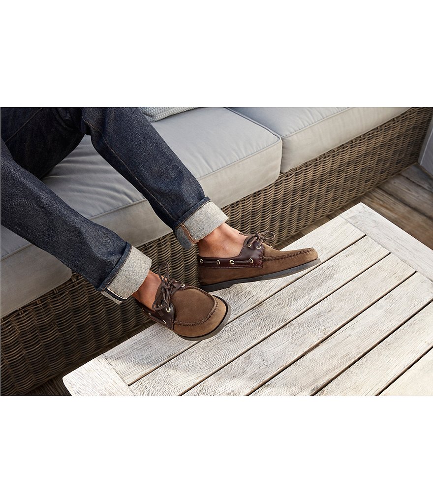 Sperry Men's Top-Sider Authentic Original 2-Eye Leather Boat Shoes