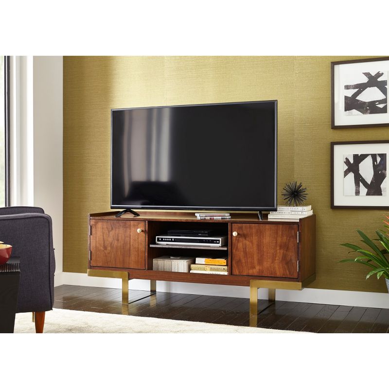 Luther TV Stand Walnut - angelo:Home