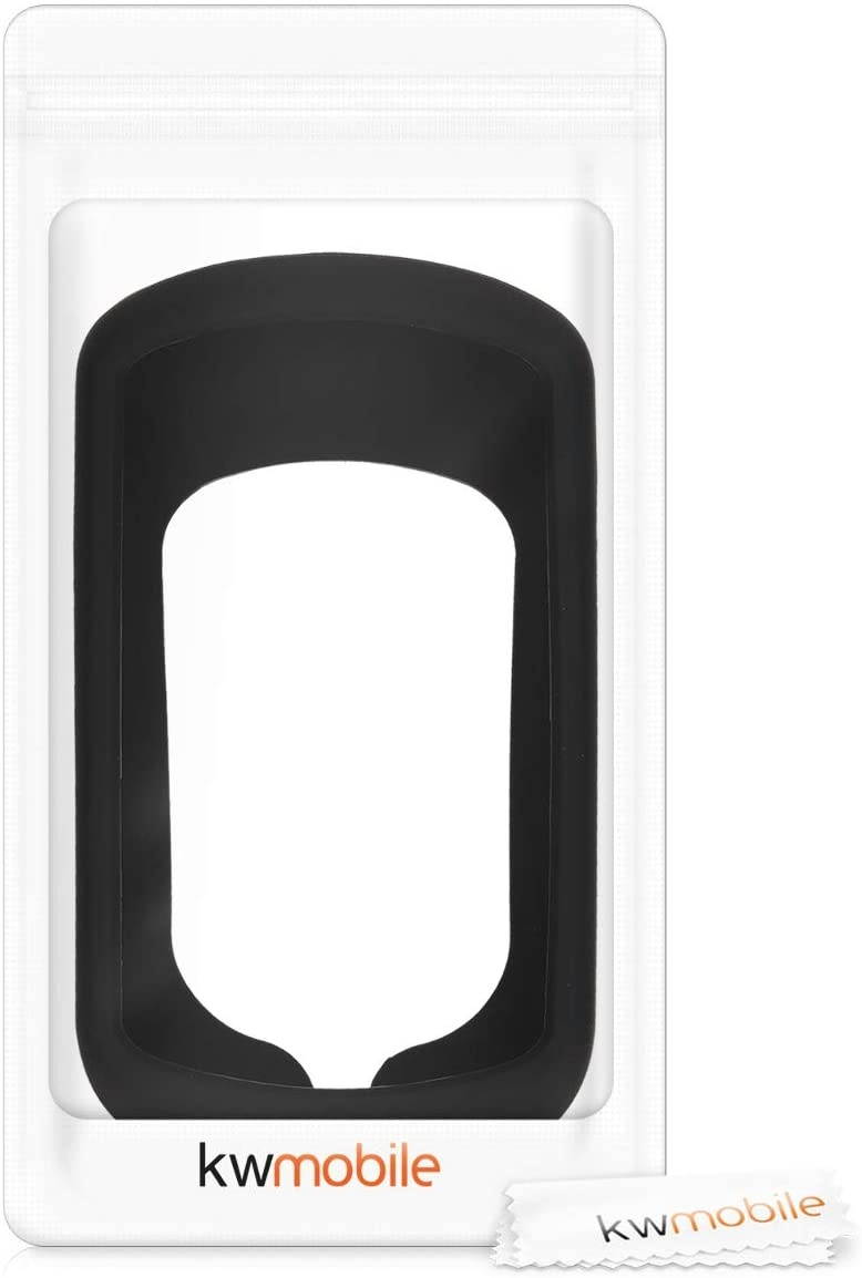 kwmobile Case Compatible with Garmin Edge Explore - Soft Silicone Bike GPS Navigation System Protective Cover - Black