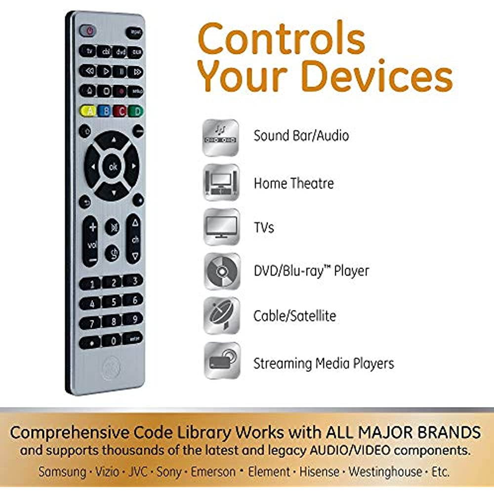 GE 33709 4-Device Universal Remote