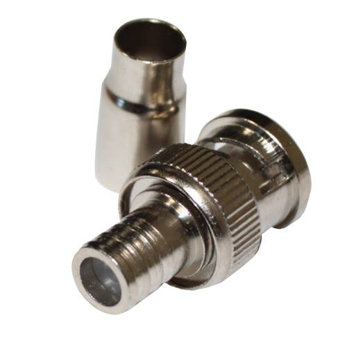 GW CCTV BNC Male 2 Piece Crimp On Connector (PACK OF 10)