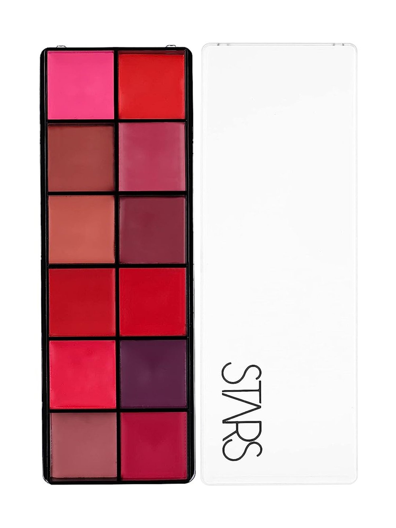 Star Cosmetics 12 Shades Lush Lip Palette Lipstick - 72 gm