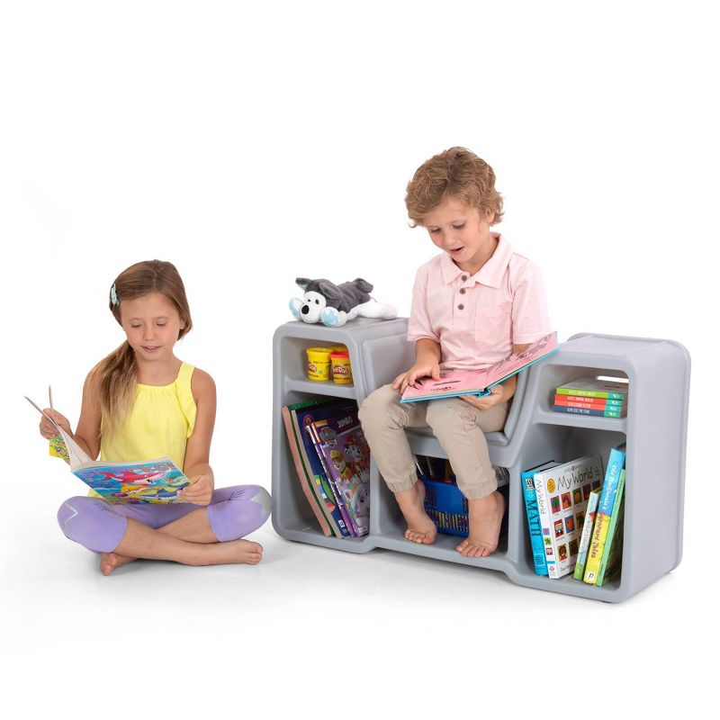 Cozy Cubby Reading Nook Bookshelf Black - Simplay3