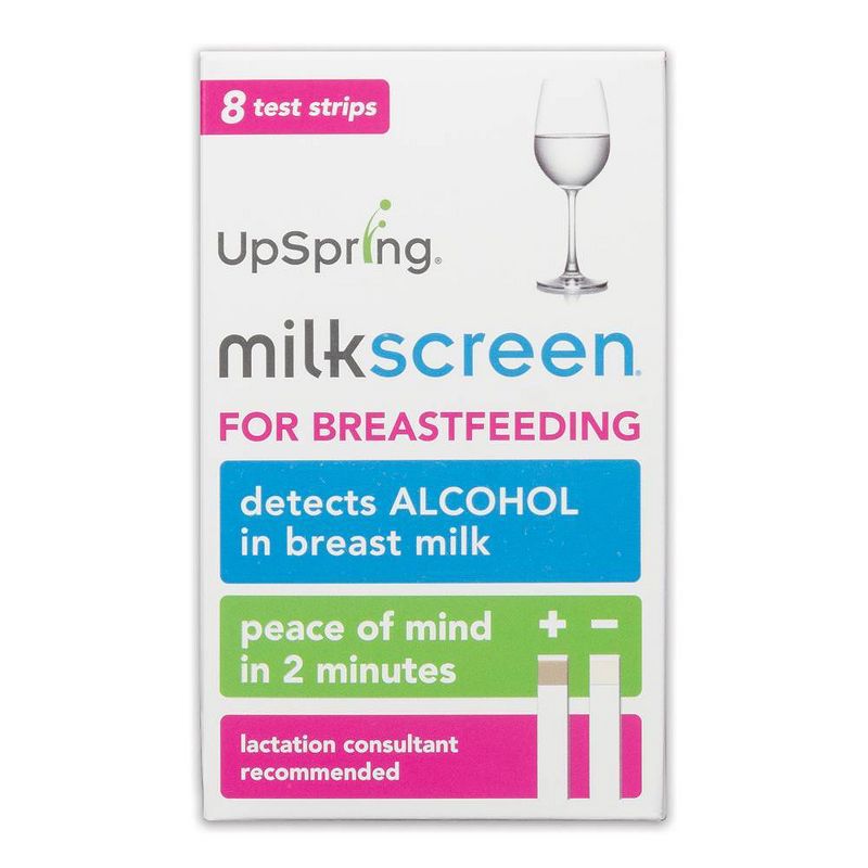UpSpring Milkscreen Test Strips Detect Alcohol in Breast Milk - 8ct