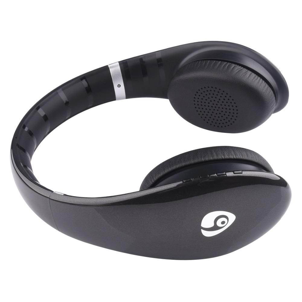 OVLENG MX555 Bluetooth 4.1 Headphones Wireless Stereo Noise Isolating Headset with Microphone for All Audio Devices - Black